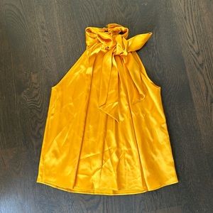 Zara sleeveless gold tank - new, never worn, excellent condition